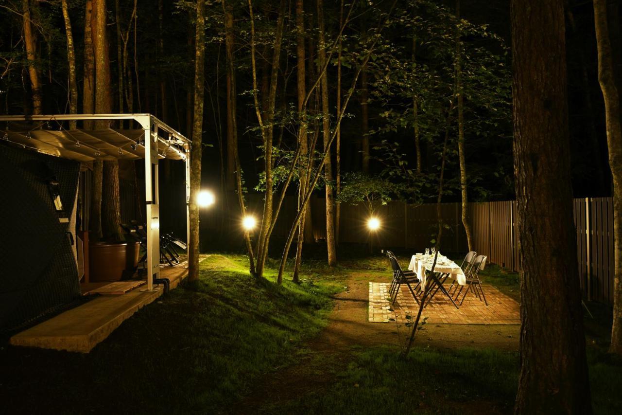Fuji Fumoto Forest Hotspring ふもとの森温泉 Fujikawaguchiko Dış mekan fotoğraf