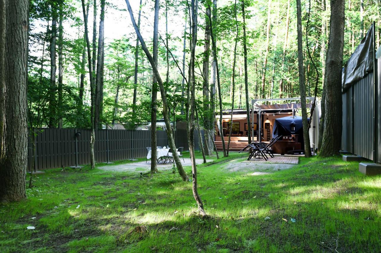 Fuji Fumoto Forest Hotspring ふもとの森温泉 Fujikawaguchiko Dış mekan fotoğraf